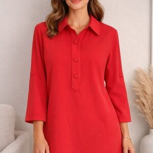 Trina Turk Vibrant Red Dress
